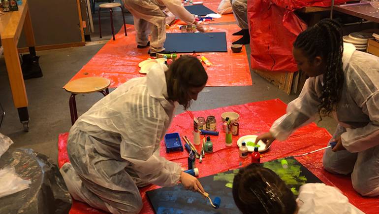 Workshop Action Painting
