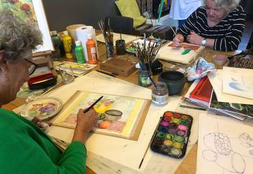 Nieuw bij Kunstwest: de cursus Aqualeren – schilderen in transparantie en beweging